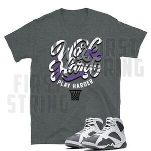 Play Harder Shirt To Match Jordan Retro 7 Flint